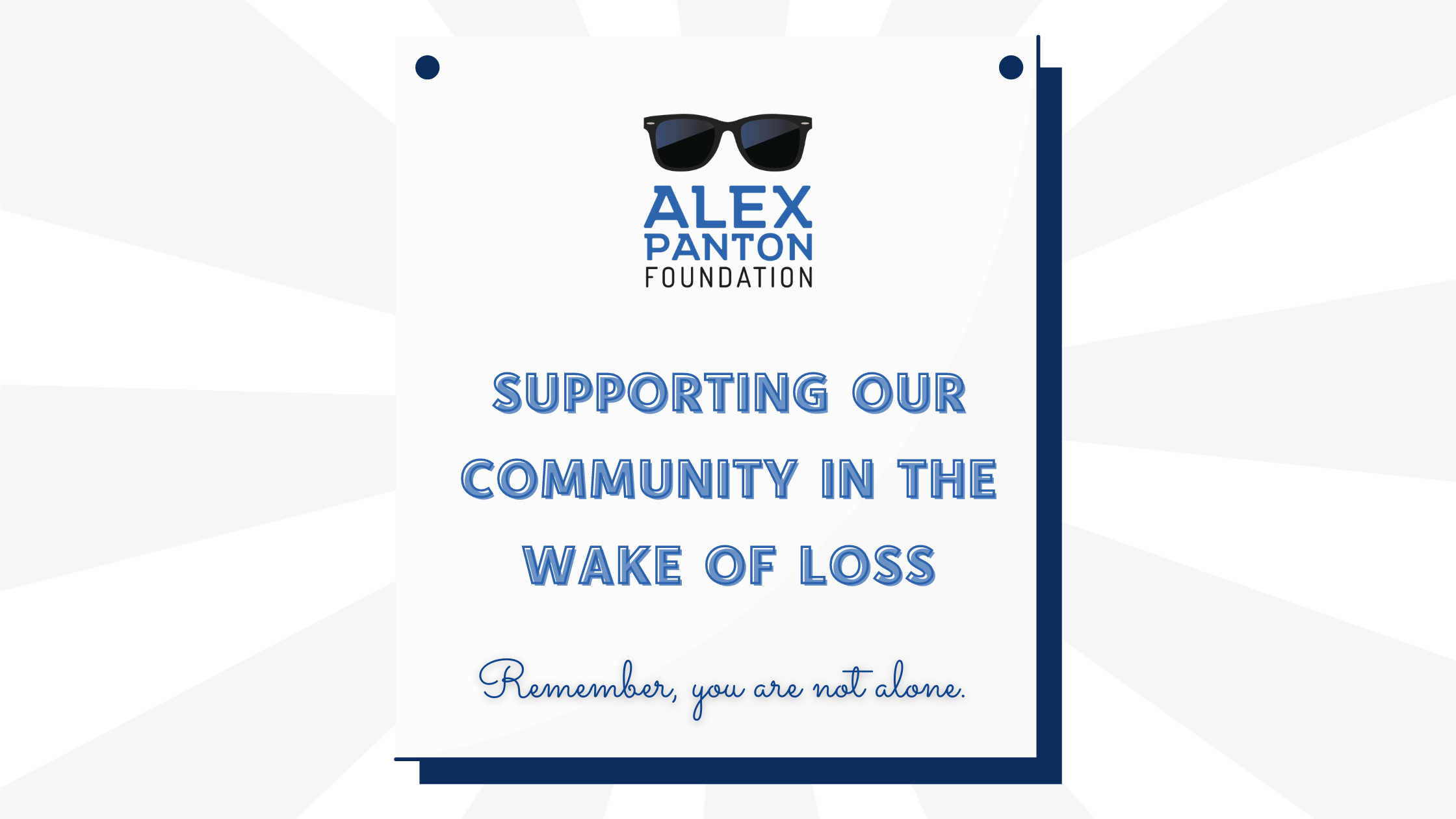 Alex Panton Foundation highlights mental health support and resources available to the Cayman Islands community